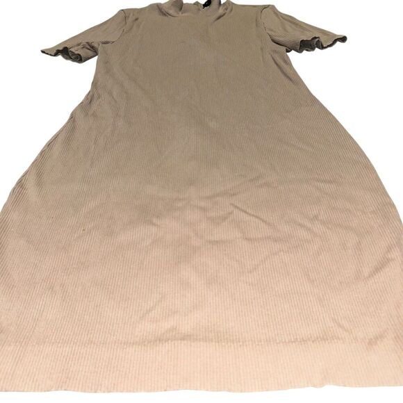 Revolve NBD New Ribbed Neutral Dress XL - Picture 5 of 5